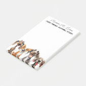 Hond Groomer Pet Services Business Post-it® Notes (Schuin)