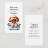 Hond Groomer Poedel Visitekaartje (Voorkant / Achterkant)