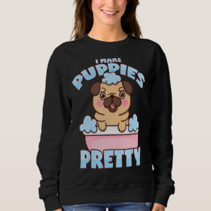 Hond Groomer Pug Hond Puppy Badkuip Hond Salon Trui