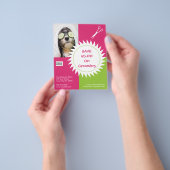 Hond grooming coupon flyer (Hand)