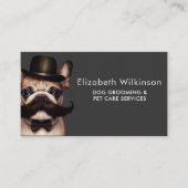 Hond Grooming Fun Pet Franse Bulldog Visitekaartje (Voorkant)