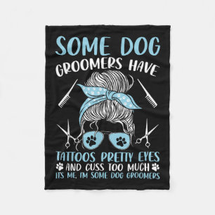 Hond Grooming Funny Pet Groomer Hond Groomers moet Fleece Deken
