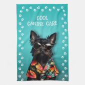 Hond Grooming Paw Print Handdoek (Verticaal)