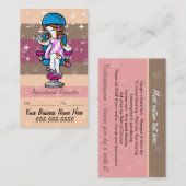 Hond Grooming.Pet groomer.Afspraak herinnering. Afsprakenkaartje (Voorkant / Achterkant)