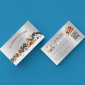 Hond Grooming QR Code Sociale Media Huisdier Sitte Visitekaartje
