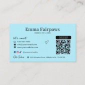 Hond Grooming Salon Huisdier Zorg Visitekaartje (Achterkant)