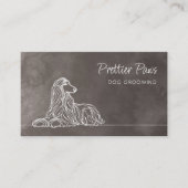 Hond Grooming Trainer Wandelen Zitten Visitekaartje (Voorkant)