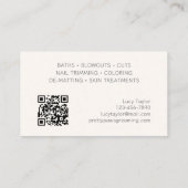 Hond Grooming Trainer Wandelen Zitten Visitekaartje (Achterkant)