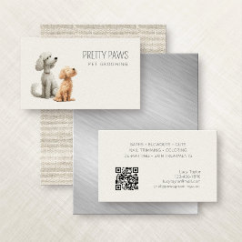 Hond Grooming Trainer Wandelen Zitten Visitekaartje