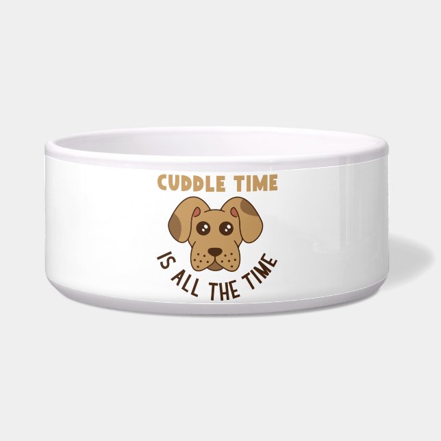 Hond - grote huisdier kommen (Voorkant)