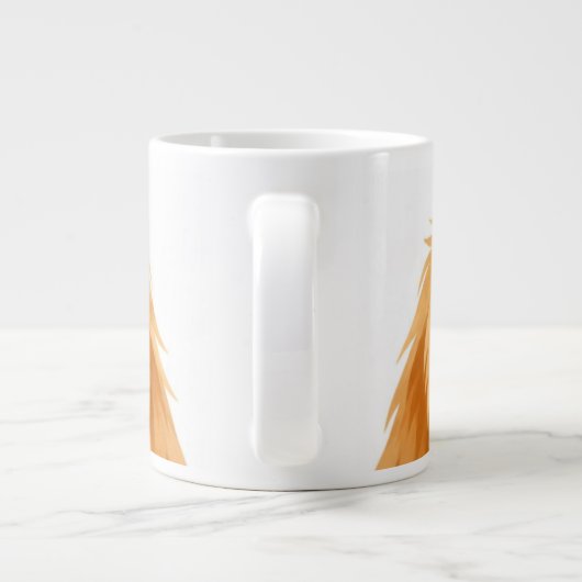 hond grote koffiekop (Achterkant)