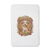 Hond Haar Is Glitter Fluffy Gouden Lint_1 Badmat (Voorkant Verticaal)