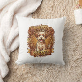 Hond Haar Is Glitter Fluffy Gouden Lint_1 Kussen (Deken)