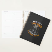 Hond Haar Pitbull Glitter Draagt Zonnebril Sterren Planner (Display)