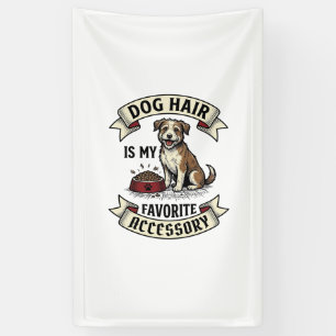 Hond Haar Shirt Vintage Gravure Grappige Hond Lief Spandoek