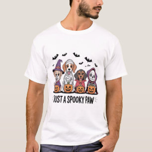 Hond Halloween Alleen een enge poot 2 T-shirt