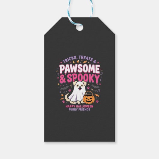 Hond Halloween Boo Crew (2) Cadeaulabel (Voorkant)