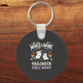 Hond Halloween Boo Crew Sleutelhanger (Voorkant)
