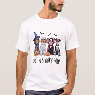 Hond Halloween Gewoon een enge poot T-shirt