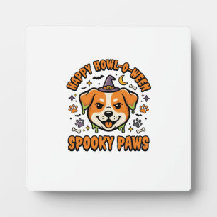 Hond Halloween Griezelige Pootjes Fotoplaat