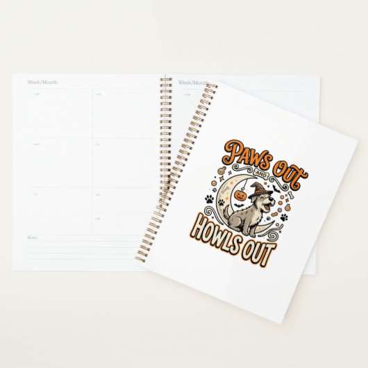 Hond Halloween Huil Feest Planner (Display)