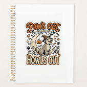 Hond Halloween Huil Feest Planner (Voorkant)