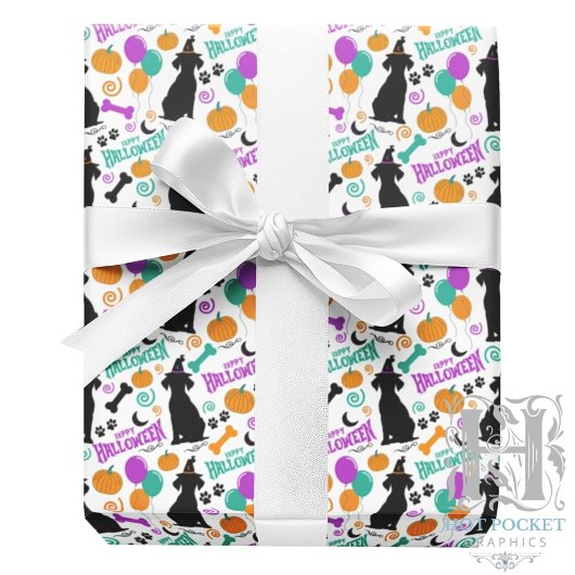 Hond Halloween Inpakpapier