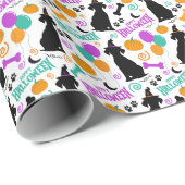 Hond Halloween Inpakpapier (Rol Hoek)