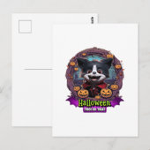 Hond Halloween Kostuum Briefkaart (Voorkant / Achterkant)
