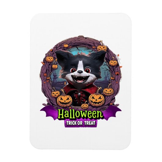Hond Halloween Kostuum Magneet (Verticaal)