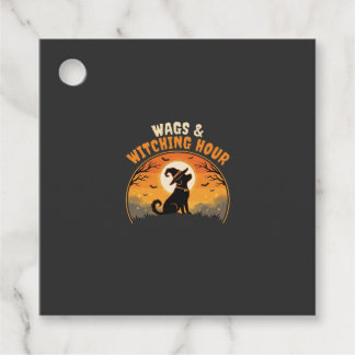 Hond Halloween Maneschijn Bedankjes Labels