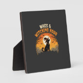 Hond Halloween Maneschijn Fotoplaat (Voorkant)