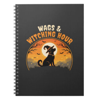Hond Halloween Maneschijn Notitieboek