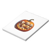 Hond Halloween Notitieblok (Linkerzijde)