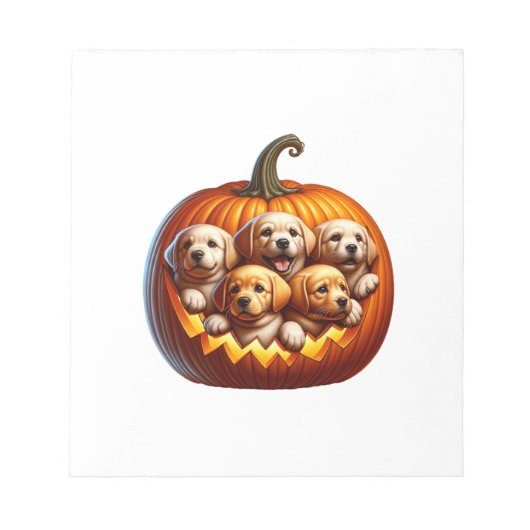 Hond Halloween Notitieblok (Voorkant)