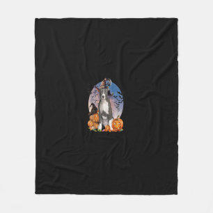 Hond Halloween Pitbull Jack O Lantern Pompoen Tank Fleece Deken