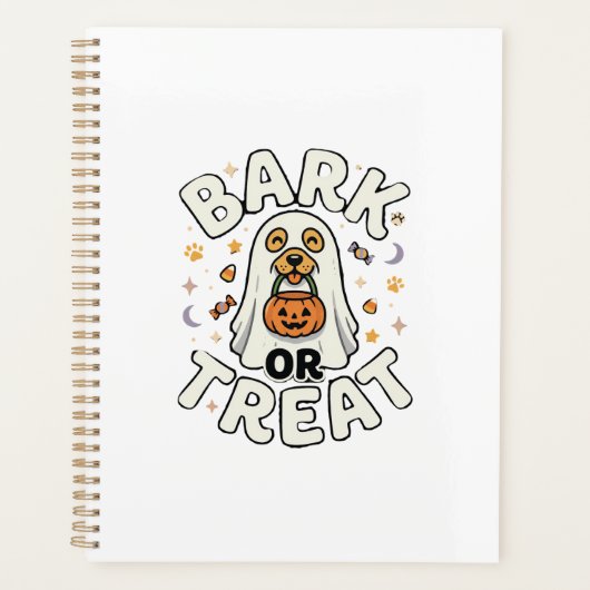Hond Halloween Treat Squad Planner (Voorkant)