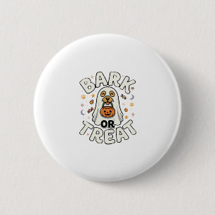 Hond Halloween Treat Squad Ronde Button 5,7 Cm