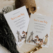 Hond Halloween Uitnodiging Happy Howloween