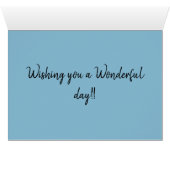 Hond Happy Birthday Kaart (Binenzijde Horizontaal (Onderkant))