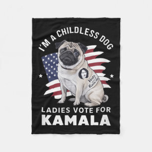 Hond Harris Tattoo kinderloze hond dames stemmen o Fleece Deken