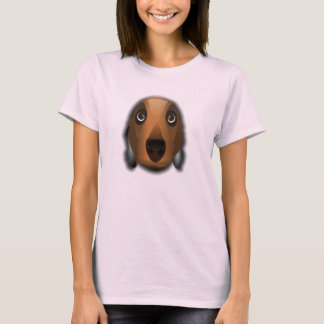 Hond Head Handen Nano T-shirt voor dames