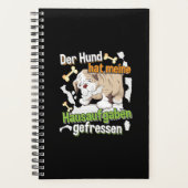 Hond heeft mijn huiswerk opgegeten - Duits leren c Planner (Voorkant)