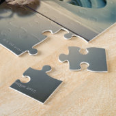 Hond helpt bij het wassen legpuzzel (Zijkant)