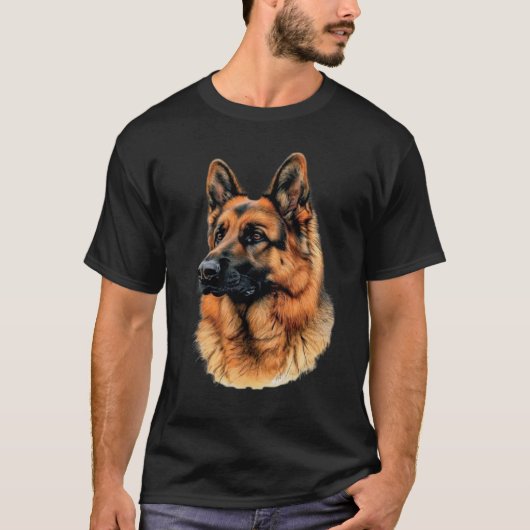 HOND HERDER T-SHIRT (Voorkant)