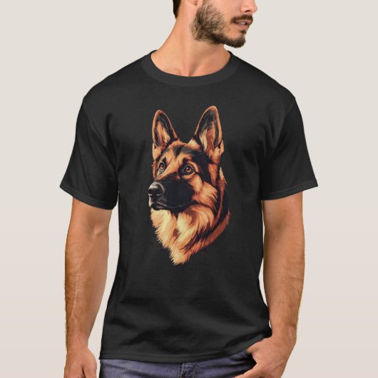 HOND HERDER T-SHIRT (Voorkant)