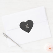Hond Herfst Latte Halloween Hart Sticker (Envelop)