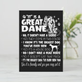 Hond | Het is een geweldige Deen Feestdagenkaart (Staand voorkant)