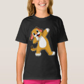 Hond Hip Hop Dans T-shirt (Voorkant)