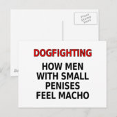 Hond: Hoe mannen met kleine penissen macho voelen Briefkaart (Voorkant / Achterkant)